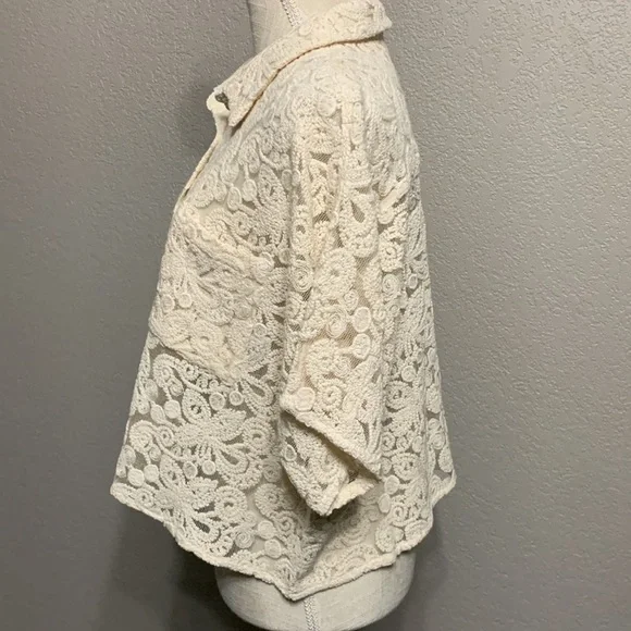 OAT New York Lace & Mesh Crop Top XL - Picture 2 of 12